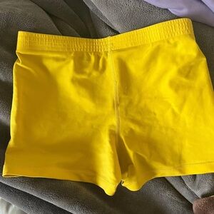 Vibrant Yellow Women's Biker Shorts